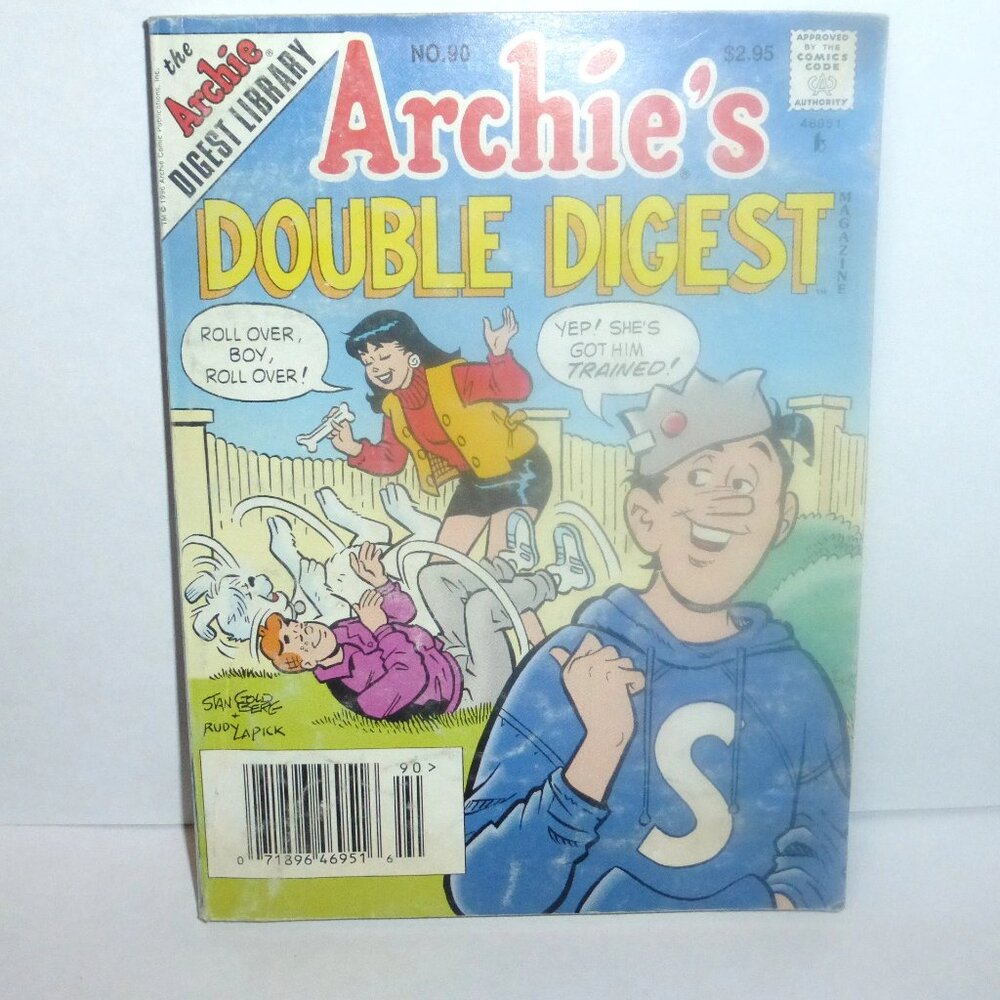 1st PRINT 1997 ARCHIE DOUBLE Digest #90 Archie Comic Magazine Vintage Comic Vint